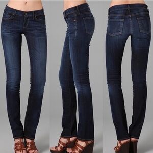 Citizens of Humanity Ava low rise straight leg dark wash jeans